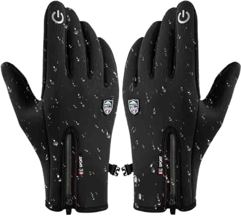 Gants chauds pour femmes, moufles entièrement imperméables à doigts entiers, gants pour hommes pour la saison d'hiver - pour cyclisme, course, randonnée, alpinisme, sport, escalade, neige, neige