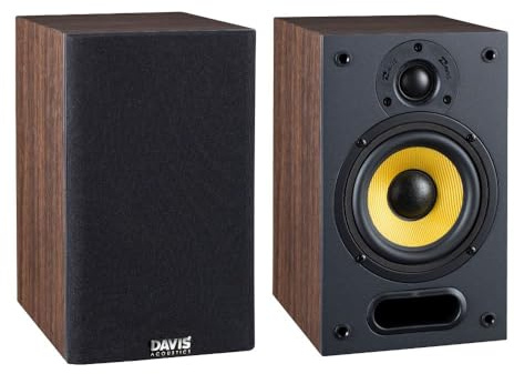 Davis Acoustics Mia 20 Teck - Paire d'enceintes étagère 2 Voies/2 Haut-parleurs