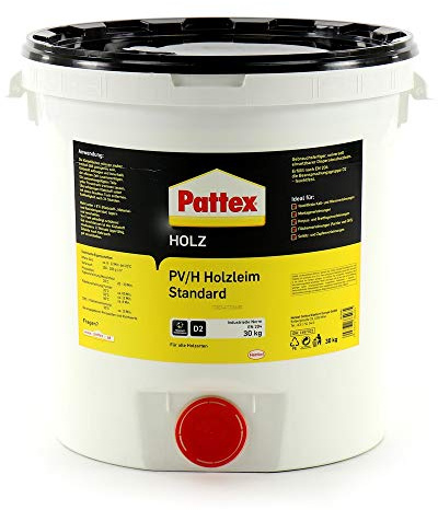 PATTEX 1487022 PV/H Standard Holzleim D2 30 kg, Weiß