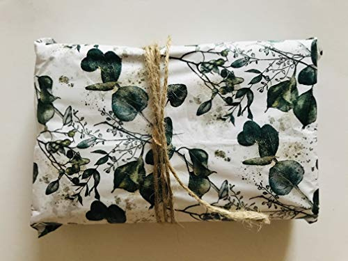 InsideMyNest Seidenpapier, Eukalyptus, botanisch, bedruckt, Premium-Qualität, 20 Stück