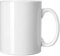 Smilatte Taza de café de cerámica extra grande de 20 onzas, taza de té clásica de porcelana M017 con asa para oficina y hogar, color blanco