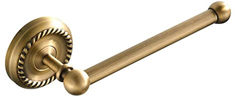 LANMOU Antik Messing Toilettenpapierhalter, 28 cm Badezimmer Toilette Rollenhalter Wandmontage Vintage Gold Klorollenhalter für Bad Küche Papier Halterung