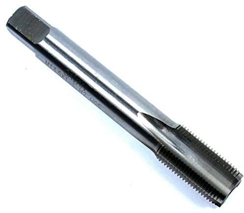 M13,5 x 1,0 mm Taraud métrique à gauche en acier rapide HSS pour travail du métal Outil de travail du métal Taraud à 4 cannelures