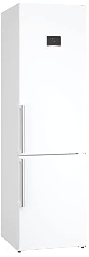 Bosch Frigorifico combinado de libre instalación, Serie 6, 203 x 60 cm, 260l, VitaFresh, NoFrost, Blanco, KGN39AWCT