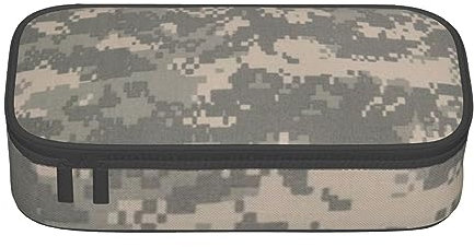 AABSTBFM Army Digital Camouflage Printed Pencil Case Cute High Capacity Pen Pencil Pouch Bag with Zipper - Versatile and Durable for School, Office, and Travel