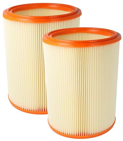 vhbw 2x Filtres à lamelles compatible avec WAP Attix 360-21, 30-21 / PC/XC, 3, 360-11, 350-01, 30-11 PC, 30-01 / PC aspirateur à main