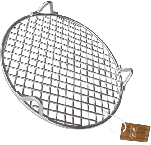 Turbokey Multi-Purpose Round Barbecue Cooling Rack with Legs for Steaming Dia 7.5 Heavy Duty 304 Stainless Steel for Grill/Instant Pot/Pressure Cooker/Oven (190mm/7.5)
