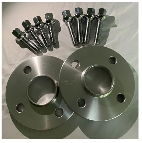 Spürverbreiterungsatz 2 Stücke 20mm Spurverbreiterungen Adapter PCD 4x100 CB 54,1mm Mit 8 Stücke Radschrauben Stehbolzen M12x1.5 Wheel Spacers(20mm with 8pcs Bolts)
