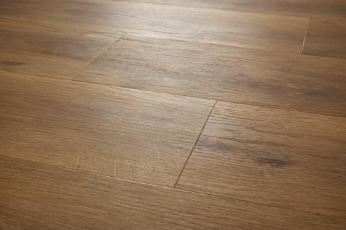 GEORGETOWN Eiche Vinylboden Klick-Vinyl mit Trittschalldämmung, 2,08 m²/Paket, 21 dB Schallreduzierung, 23/33 Abriebklasse - Eleganter Bodenbelag