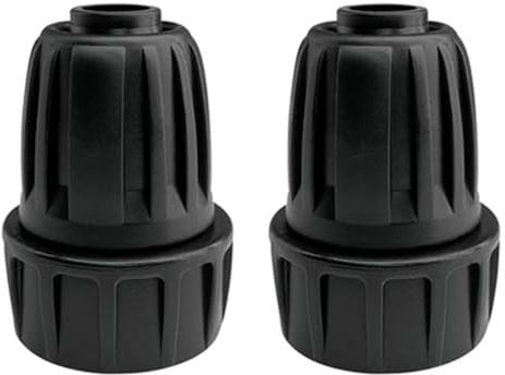 2 conectores de manguera de riego por goteo, rosca hembra G3/4 a adaptador de grifo de jardín de 1/2 pulgada, accesorios de manguera de goteo para sistema de riego de jardín al aire libre, tipo A