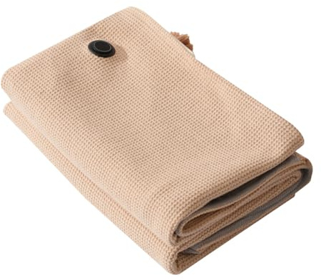 USB-värmefilt, 150 x 70 cm trådlös uppvärmd sjal, 3 temperaturinställningar, med dragkedja för hem, resor och kontor