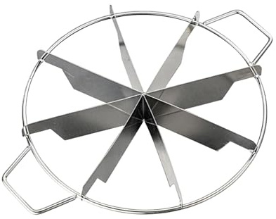 Cake Cutter Slicer | Cake Cutting Tool Stainless Steel Pie Cutter | Round Non Stick Pastry Cheese Pizza Cutting Press Tool for Even 6/7/8 Slices
