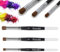Himmlfel Pastell Pinsel Set, 3 Stück Misch- und Glättungs Pinsel für Pastellkreiden, Ölpastellkreiden, Kohle, Anfänger- und Künstler zum Mischen von weichen Pastellkreiden, drybrush, Papiermischung