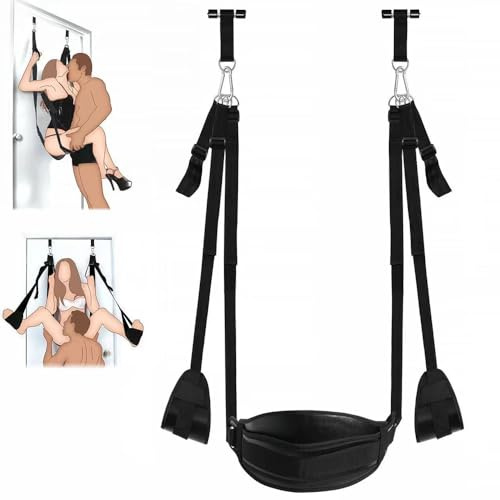 RTNPKLA Columpio de amor BDSM for mujeres, conjunto de bondage SM, columpio sexual, juguetes sexuales for parejas, columpio sexual Sling SM con acolchado ancho, juguetes sexuales for parejas