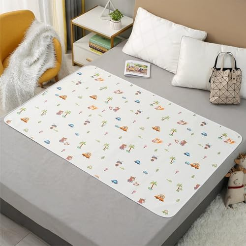 kidmat SafeNights - Matratzenschutz, kidmat bettunterlage，Inkontinenzunterlage Waschbar für Kinder, Bett Schutz Unterlagen für Einzelbetten, Kinderbetten, Babybetten Matratzenschoner