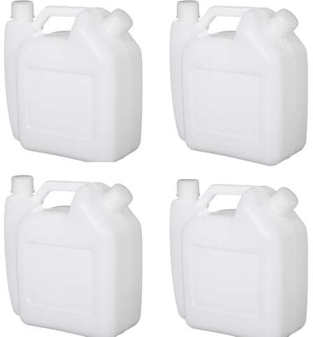 4 Petrol Mixing Container, Motor Oil Measuring Container, Petrol Oil Mixing Bottle, 1.5L Double Mouth Mixings Bottle, With Graduated Scale For Accurate Measurement