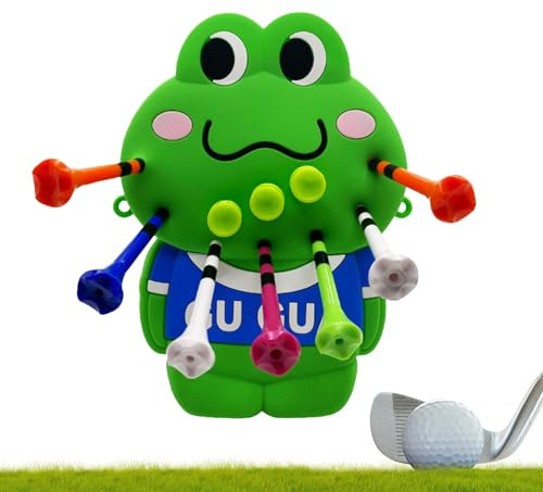 Sac pour tees de golf - Organisateur de thé de golf Grenouille - Organisateur de boules et accessoires pour pratique