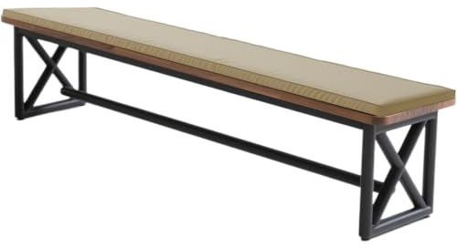 WLXFF CojíN para Banco De Exterior, Antideslizante CojíN para Banco De JardíN Muebles CojíN Rectangular para Cocina, Comedor, Columpios, Terrazas,No13,180X25X3CM