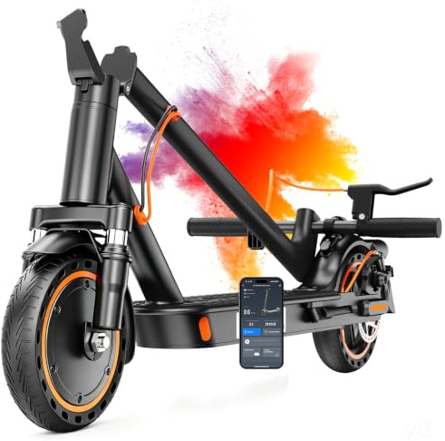 TODIMART Trottinette Électrique Adulte antivol Ultra Legere 650W 36V 7.8Ah | Autonomie 30km · Charge Max. 120kg · Pneus nid d’abeille increvables · Clignotants · Suspension · APP Bluetooth · Pliable