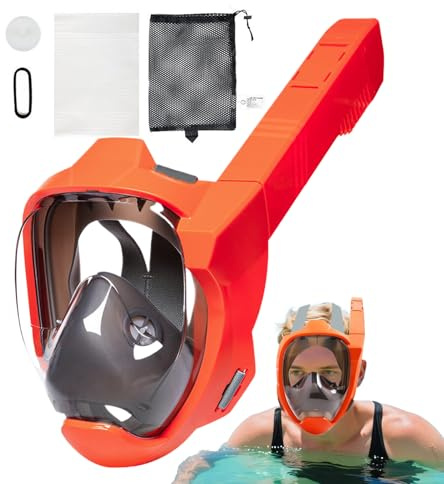 Máscara de snorkel para adultos | Visión Panorámica, Equipo antifugas y antivaho - Máscara de buceo - para Hombres y Mujeres, Piscina adecuada, Natación Subacuática, Viajes y Buceo