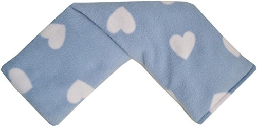 Vagabond Bags Blue Heart Fleece Wheat Wrap with Cotswold Lavender and Wheat