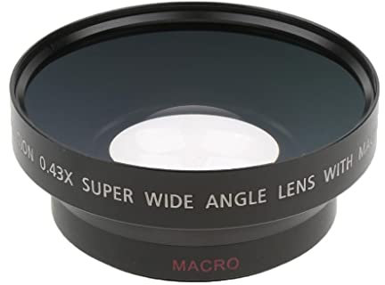 perfk Kameras 62mm Weitwinkelobjektiv mit, beinhaltet und Abdeckkappen