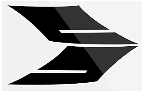Alamor Fender Hashmarks Car Decal Strip Vinyl Sticker für Chevrolet Camaro 6. Gen 2017-18 - Helles Schwarz