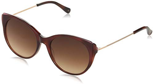 Ted Baker Sunglasses Damen Keyla Sonnenbrille, Burgundy, 55/18-140
