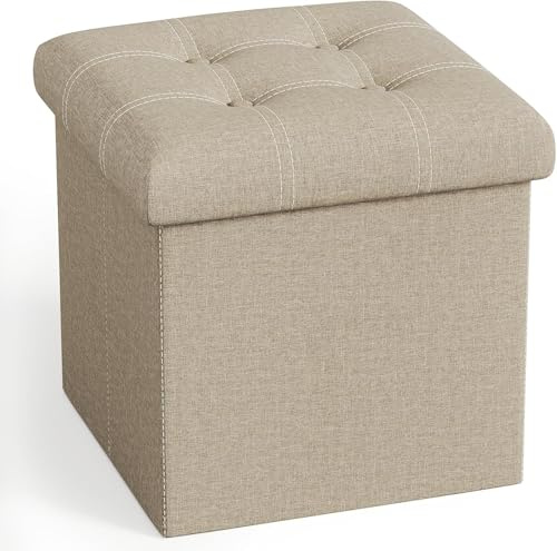YOUDENOVA Storage Ottoman, Small Ottoman Foot Rest, Ottoman with Storage