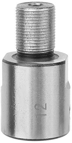 Fafeicy Varilla de conexión de portabrocas, acero inoxidable M14 * 1 varilla de conexión de taladro eléctrico, para portabrocas de mini torno K01-50/63 K02-50/63(12-M14*1)