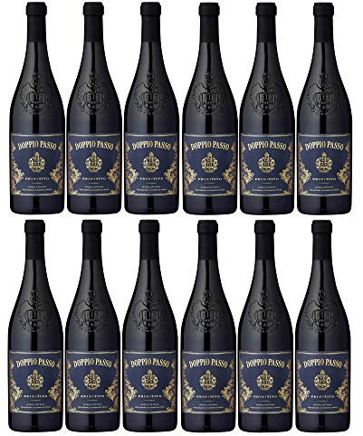 Doppio Passo Primitivo Salento Rotwein veganer Wein trocken IGT Italien (12 Flaschen)