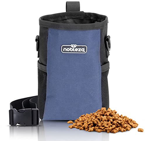 Nobleza - Bolsa de Entrenamiento para Perros, Bolsa Premios Perro Tratar Comida Bolsa de Aperitivos para Mascotas, Bolsa Multifuncional de Tratamiento de Alimentos, Cinturón y Pinza de Cinturón