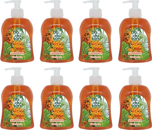 8er Pack Badusan Flüssigseife Sanddorn 8x300ml