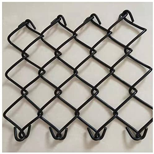 PVC Coated Welded Wire Fence, Garden Chicken Wire Fence Roll, Chain Link Fencing, Mesh Size 2.4, Ideal for Yard Protection and Poultry Netting(Black,1.2x15m)