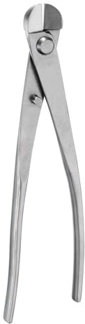 QUARKZMAN Ciseaux de fil de bonsaï 8,1 pouces 205 mm Outil de bonsaï Coupe-fil de branche Coupe-branche, argent