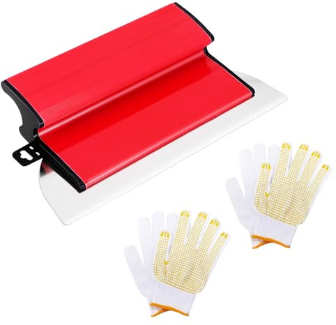 Skimming Spatula - 10-Inch ABS/Steel Drywall Blade, Premium Drywall Skimming Blade, Plastering Tools Kit, High-Efficiency Trowel for Smooth and Polished Walls