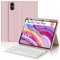 FOGARI Tastiera per Redmi Pad Pro 12.1 | Cover Tastiera per Xiaomi Pad POCO 12.1 Pollici 2024, AZERTY Francese Tastiera Staccabile Bluetooth per Redmi Pad Pro 12.1'',Rosa