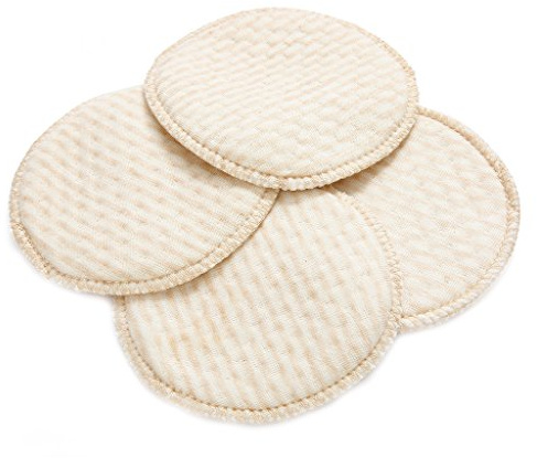 Lot de 4 coussinets d'allaitement lavables et respirants, anti-débordement, coussinets d'allaitement pour bébé, allaitement, visage jetable
