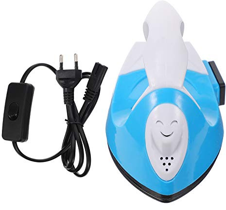 Mini Presse à Chaud Bleue 220v 60-300w, Fer à Repasser Portable pour DIY | Machine pour Transfert de Chaleur, Presse à Chaud Mini en ABS Céramique, Câble 90cm