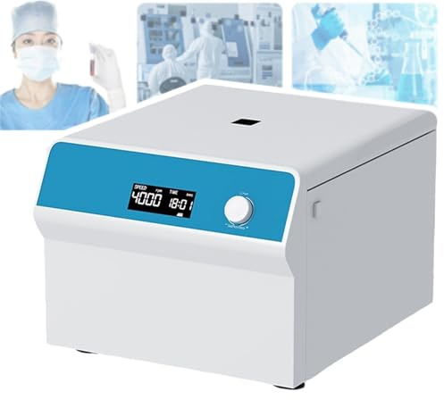 Centrifugeuse De Bureau,Vitesse Réglable En Continu De 500 à 4 000 Tr/Min,4 Tailles Disponibles,écran Lcd, Couvercle De Protection,Pour Laboratoire,Tests D'échantillons Et Séparation,NB-24