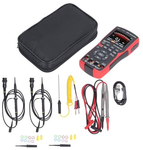Osciloscopio digital multímetro portátil multifuncional con pantalla a color, ancho de banda de 10 MHz, frecuencia de muestreo de 48 MSa/s, generador de forma de onda para