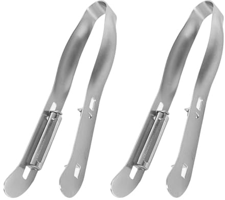 KAHDGSS Pelador De Verduras Profesional Acero Inoxidable Hoja Doble Herramienta para Pelar Zanahorias Y Ñame Utensilio Cocina Multiusos Pelador Cocina Multifuncional