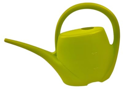 LOVIVER Annaffiatoio da 3 Litri con beccuccio Lungo, annaffiatoio con Manico, Moderno e Portatile, per Piante da Interno ed Esterno, Serra Domestica, Verde Chiaro