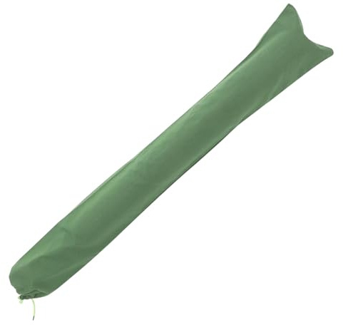 Milageto Barrera Contra Inundaciones Bolsa Resistente Absorbente Reutilizable a Saco de Arena Tradicional con Banda Elástica Activada Por Agua, 210cmx15cm