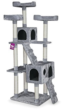 PetRebels Chicago 175 Kratzbaum für Katzen, Hellgrau