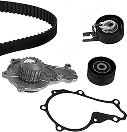 metelligroup 30-0938-1 Kit distribuzione con pompa acqua, composto da galoppino, Cinghia di distribuzione e tenditore, Pezzo di Ricambio per Auto, Ricambio automobile