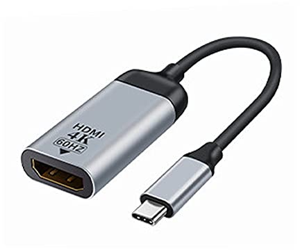 xiwai Cable USB-C tipo C a HDMI HDTV adaptador 4K 60Hz 1080p para tablet, teléfono y portátil