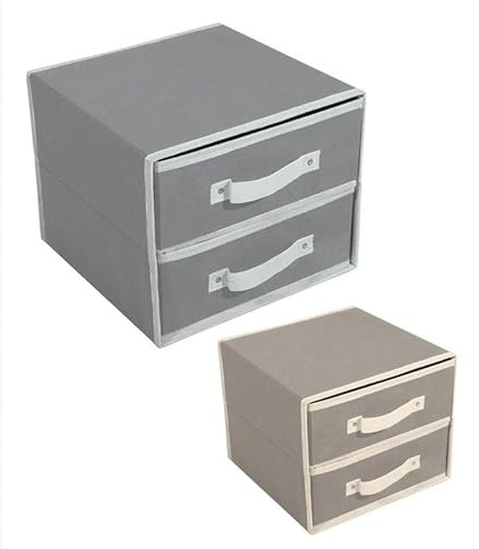 MAURY'S SMART BOX CON 2 CASSETTI 30 X 30 X H20 CM IN COLORE ASSORTITO