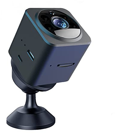 Andoer Mini 1080P Wireless Monitor Kamera Smart WiFi Mikrofon Eingebauter Akku Unterstützt Nachtsicht Zwei-Wege-Sprechen Handy APP Fernbedienung für Home Office