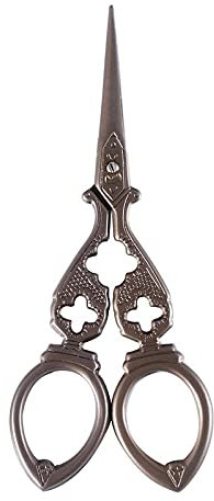 Bastelschere, Bastelschere for Metall, Stickerei, Nähschere, professionelle kleine goldene Schere for Stoff, Stoff, Schneiderschere